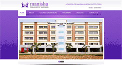 Desktop Screenshot of manishanursing.com